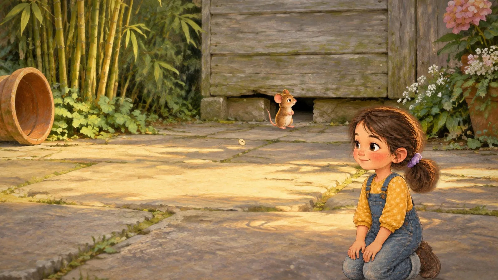 An illustrated moment from The French Collection